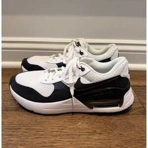 Men's Nike Air Max Systm White/Black-Summit White Running Atheltic Shoes Size 9
